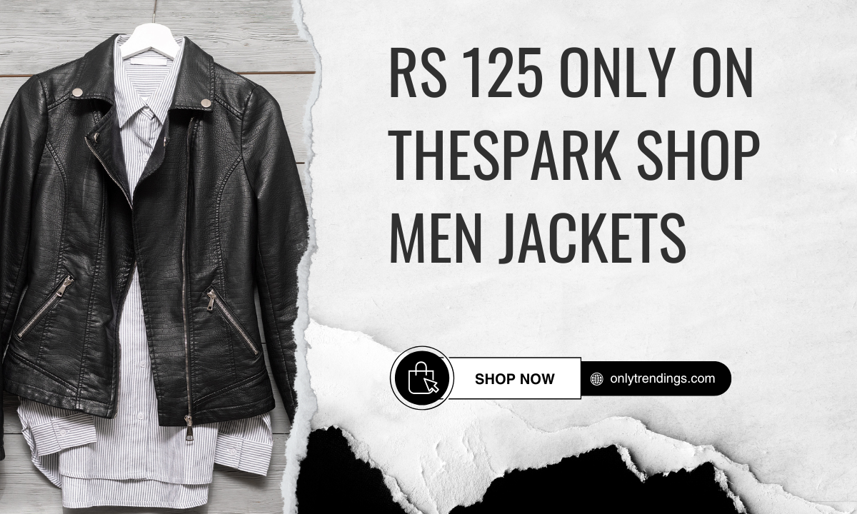 rs 125 only on thespark shop men jackets